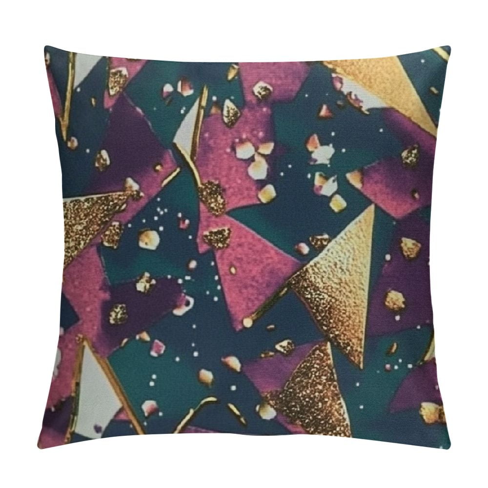 Autua Fabric Pattern Design Graphic Decorative Throw Pillow Cover for