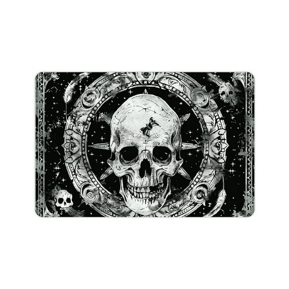 Autua Fast Absorption Gothic Art Home Bath Rug Mat Diatom Mud 24x16in