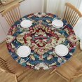 thumbnail image 1 of Autua Flemish Baroque Round Tablecloth Stain-Resistant Washable 100% Polyester 31"-35, 1 of 8