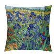 Autua Flowers Field Impressionism Graphic Decorative Cushion Throw