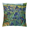 Autua Flowers Field Impressionism Graphic Decorative Cushion Throw