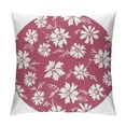 thumbnail image 1 of Autua Flowers Graphic Decorative Cotton Linen Throw Pillow Cover for Home Couch Living Room Sofa - Flowers Theme 1PC 12x12in, 1 of 5