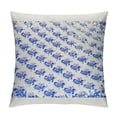 thumbnail image 1 of Autua Flowers Lace Optical Illusion Graphic Decorative Cushion Throw Pillow Cover for Home Sofa Bedroom Car Living Room, Durable Material - 1PC 22x22in, 1 of 5