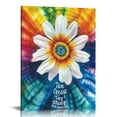 thumbnail image 1 of Autua Flowers Rainbow Canvas Art Print for Living Room Bedroom Office Wall Decor, Ready to Hang, High Resolution Image, Handmade, Various Sizes 16x20 in, 1 of 5