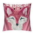 thumbnail image 1 of Autua Fox Graphic Decorative Throw Pillow Cover for Home Couch Living Room Bed Sofa - Aesthetic Home Decor 1PC 24x24in, 1 of 5