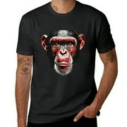 Autua Funny T Shirt Orangutan Avatar Lovers Summer Short Sleeve Novelty Fashion Retro Plus Size Print T-Shirt Black