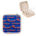 thumbnail image 1 of Autua Gators Jewelry Box Travel Case for Necklace, Ring, Earring Organization and Storage Pink, 1 of 5