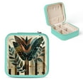 thumbnail image 1 of Autua Geometric Shapes Jewelry Box for Women - Compact Travel Case for Necklace, Ring, Earring Storage Green, 1 of 5