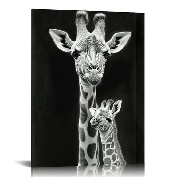 Autua Giraffes Baby Giraffe Canvas Wall Art Home Decor Prints 16x20in