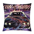 thumbnail image 1 of Autua Lightning Bolt Graphic Decorative Throw Pillow Cover for Home Couch Living Room Bed Sofa - 1PC 18x18in, 1 of 5