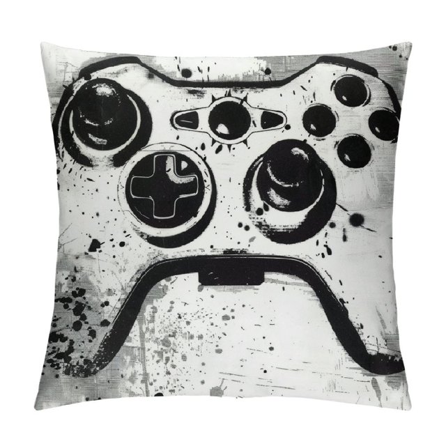 Autua Modern European Ink Painting Graphic Decorative Cushion Cover for