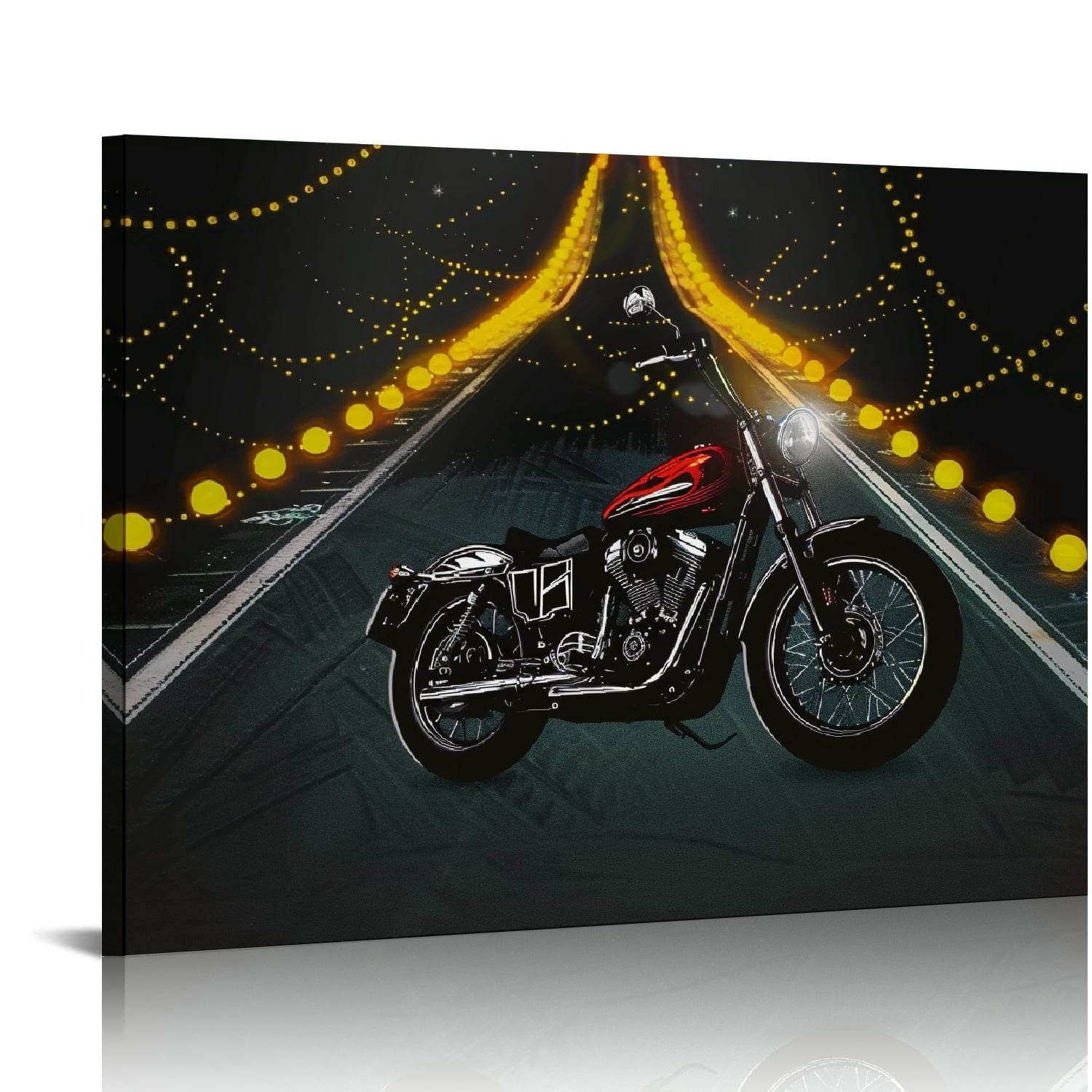 Autua Motorcycle Canvas Prints Wall Art Living Room Bedroom Decor ...