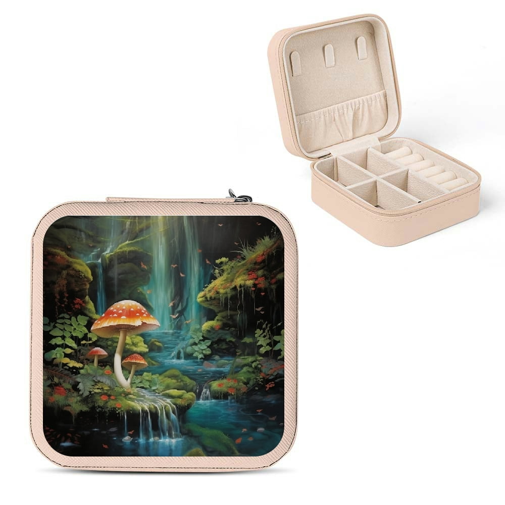 Autua Mushrooms Fish Flexible Storage Jewelry Box for Necklace, Ring ...