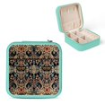 thumbnail image 1 of Autua Pattern Design Jewelry Storage Artifacts Jewelry Box for Necklace, Ring, Earring - Bridesmaid Gifts and Travel Essential Green, 1 of 5