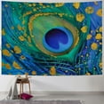 thumbnail image 1 of Autua Peacock Feather Tapestry Wall Hanging Unique Style Graphic Tapestries Home Wall Decor Art Living Room Bedroom Dorm Decorations 4 Sizes 40x60inch, 1 of 6