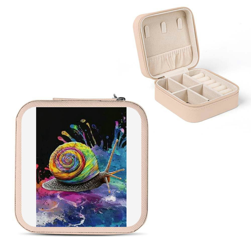 Autua Psychedelic Snail Travel Jewelry Case Organizer for Necklace ...