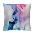 Autua Smoke Abstract Art Graphic Decorative Cushion Throw Pillow Cover