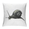 thumbnail image 1 of Autua Snail Theme Graphic Decorative Cushion Cover for Home Couch Living Room Sofa - Aesthetic Throw Pillow Case for Men Women Boy Girl, All Year Round Use, 1PC Pack 24x24in, 1 of 5