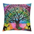 Autua Stars Rainbow Organic Painting Graphic Decorative Cushion Throw