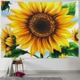 thumbnail image 1 of Autua Sunflower Tapestry Wall Hanging Unique Style Home Decor 50x40inch, 1 of 6