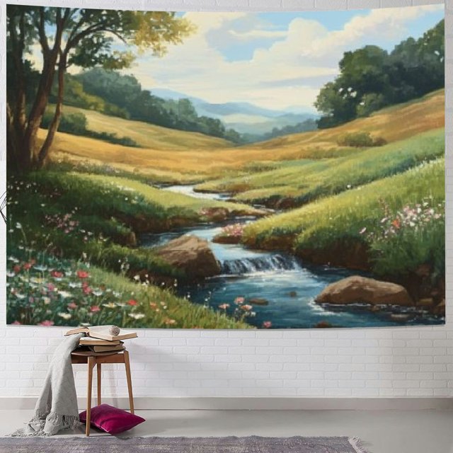 Autua Tapestry Wall Hanging Decorates Tapestrys landscape Wall Tapestry