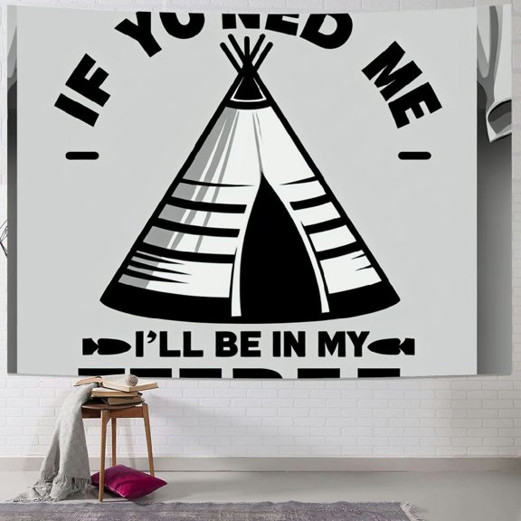 Autua Teepee Tapestry Wall Hanging Unique Style Graphic Tapestries for Home Wall Decor Art Living Room Bedroom Farmhouse Dorm 40x30inch