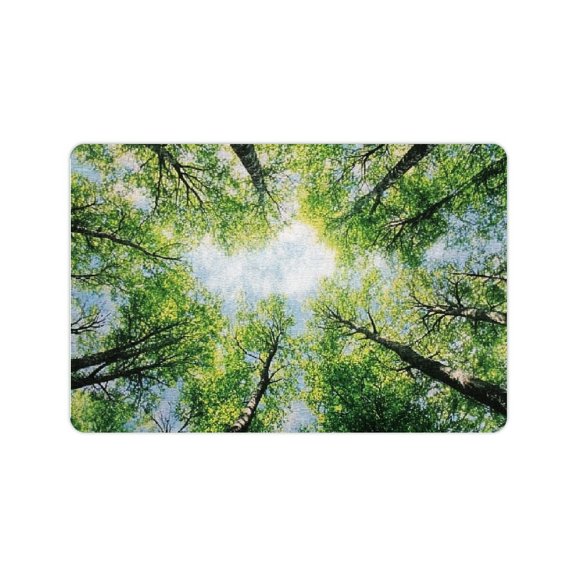 Autua Tree Canopy Forest Diatom Mud Mats Non-Slip Fast Absorption 24x16in