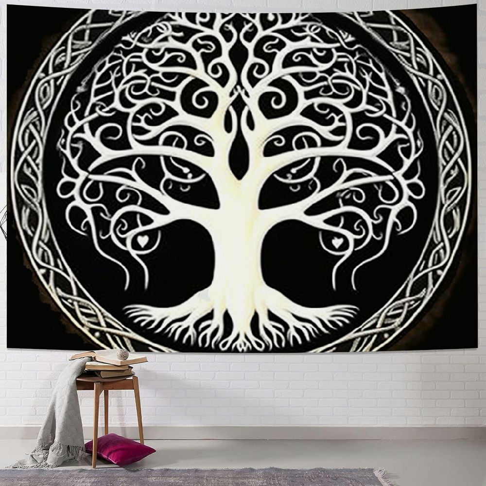 Autua Tree of Life Tapestry Wall Hanging Unique Style Graphic