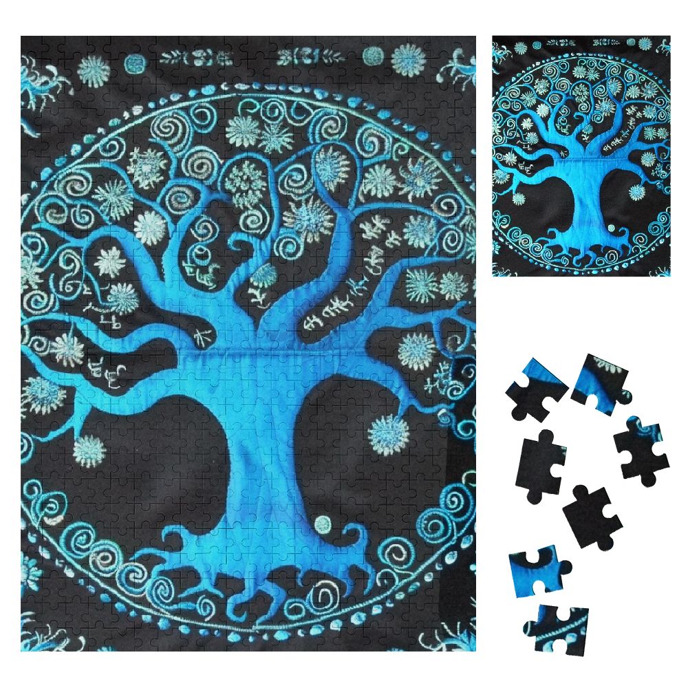 Autua Tree of Life Wooden Jigsaw Puzzle Vertical Challenging Difficult ...