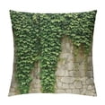 thumbnail image 1 of Autua Vines Plants Graphic Decorative Cushion Throw Pillow Cover for Home Couch Living Room Bed Sofa Short Plush Aesthetic Decor 1PC 24x24in, 1 of 5