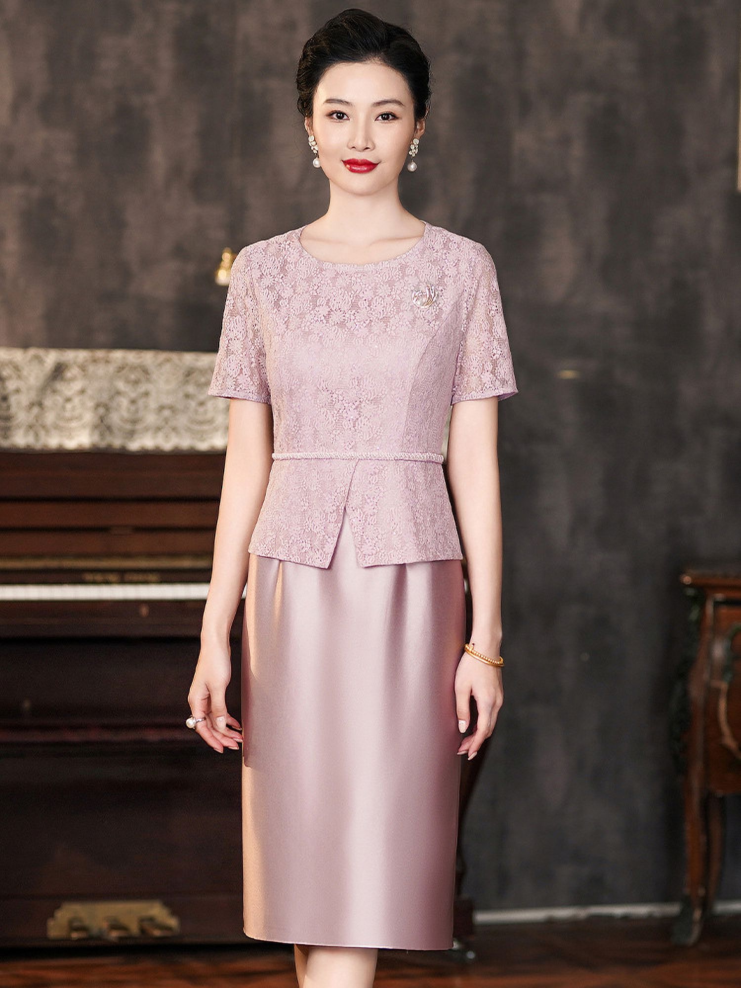 Autumn 2024 New Noble Elegant Motherinlaw Wedding Dress Small plus