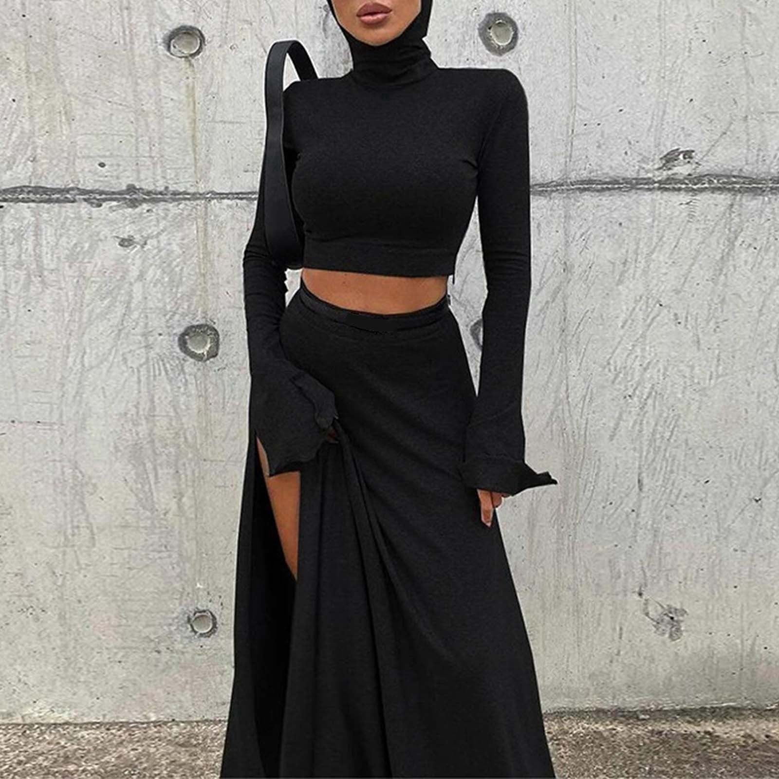 Casual Hooded Long Dress