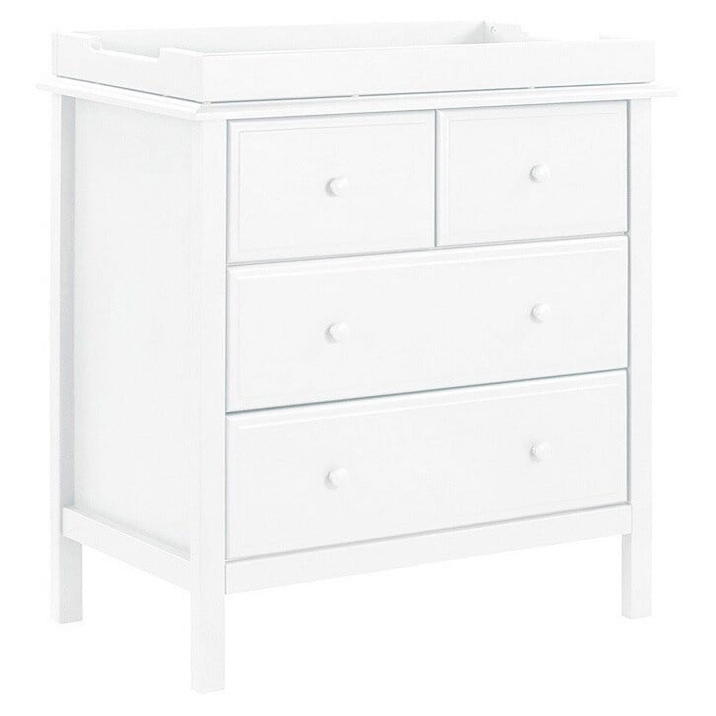Autumn 4-Drawer Dresser in White