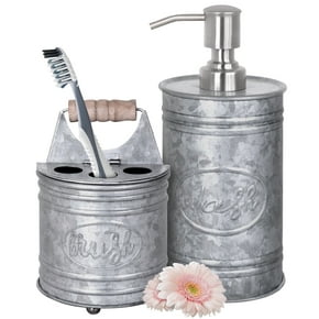 Galvanized Bathroom Decor