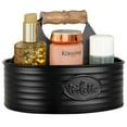 thumbnail image 1 of Autumn Alley Black Metal Farmhouse Bathroom Toiletries Caddy Organizer with' Toilette' Label, 1 of 8
