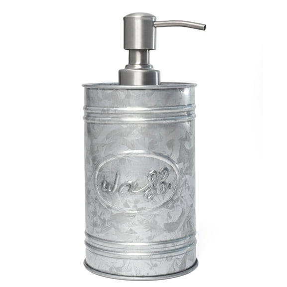 Autumn Alley Farmhouse Galvanized Soap Dispenser – Rustic Bathroom Accessories