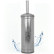 Autumn Alley Galvanized Rustic Farmhouse Toilet Brush Holder