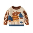 Autumn And Winter Cartoon Sweater Boy Pullover Baby Girl Wool Clothes