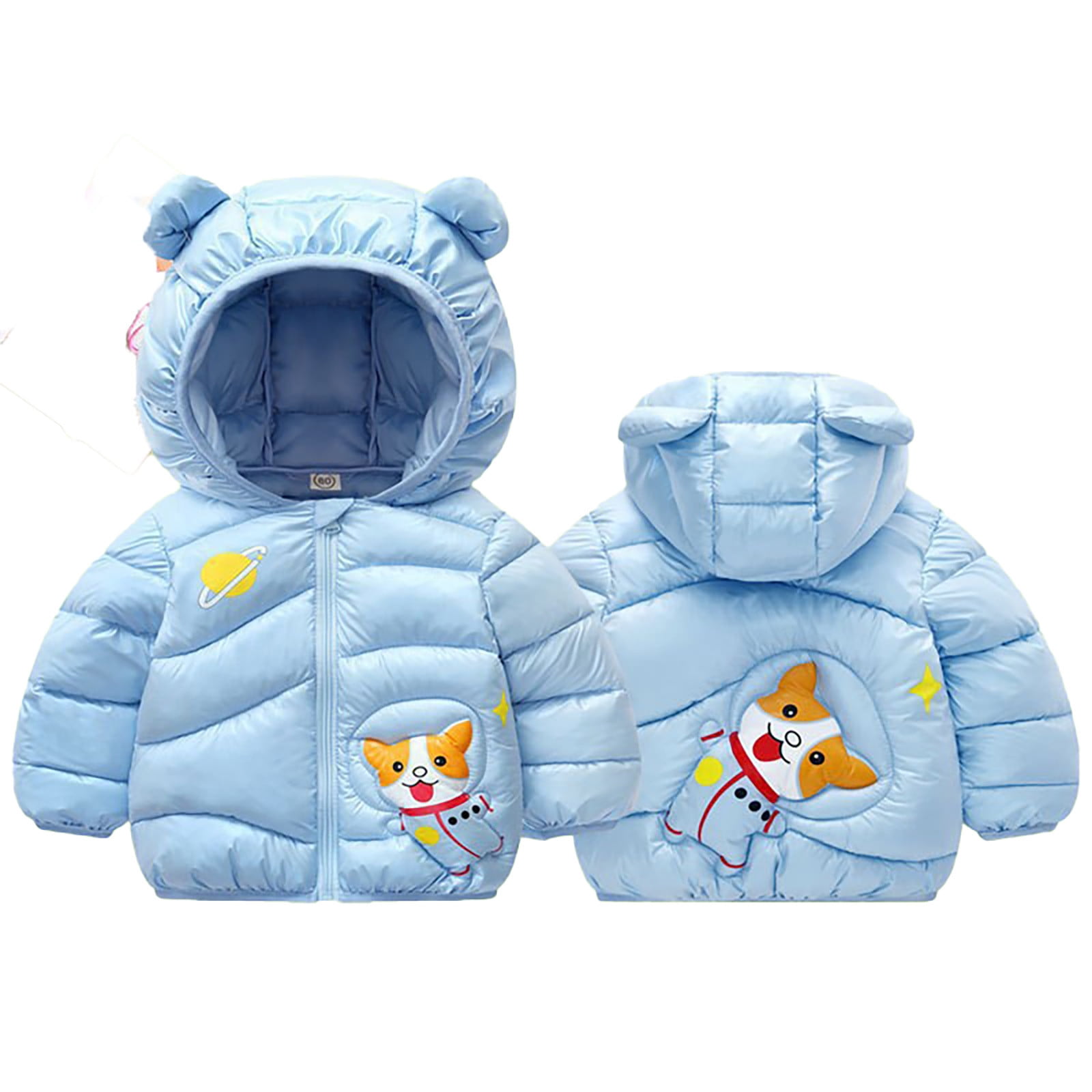 Autumn And Winter Children's Colorful Cartoondown Jacket Baby