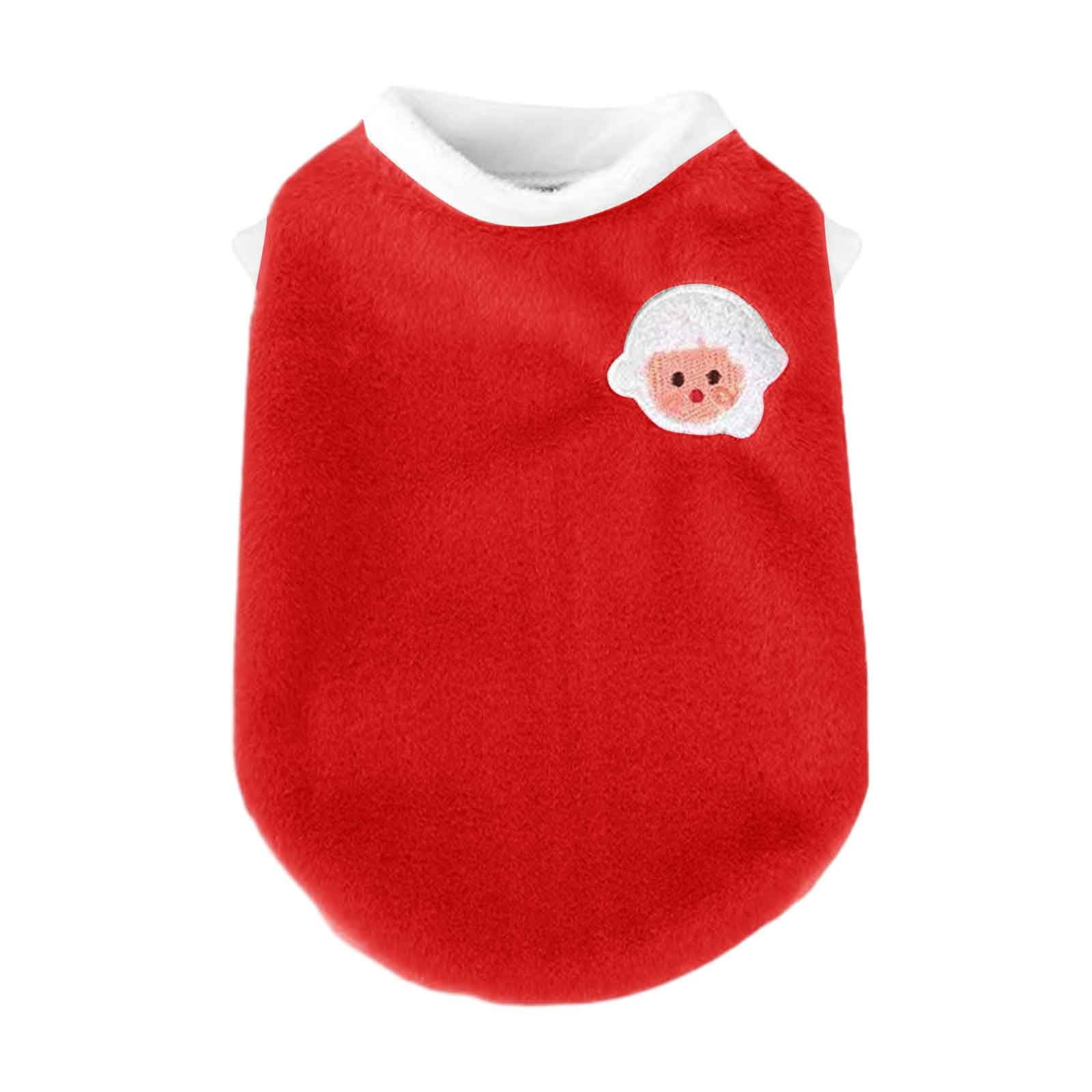 Autumn And Winter Clothes Two Legged Pet Vest Warm Cute Plush Pet