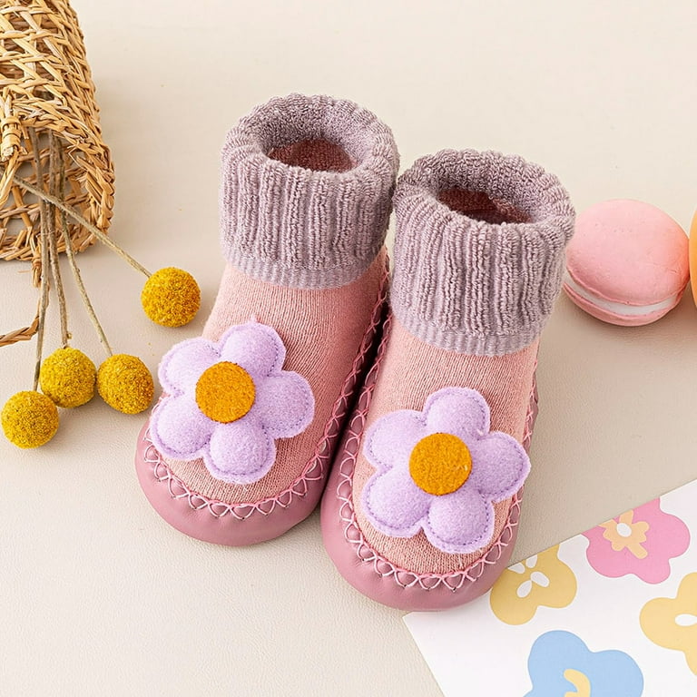 Autumn And Winter Comfortable Baby Toddler Shoes Cute Cartoon Pattern Flower Panda Children Mesh Breathable Floor Sports Shoes Gender Neutral Baby Shoes Baby Size 2 Shoes Girls First Walking Walmart.c...