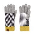 thumbnail image 1 of Autumn And Winter Explosions Wool Contrast Wool Knitted Gloves Retro Jacquard Plus Velvet Cycling Touch Screen Warm Gloves, 1 of 12