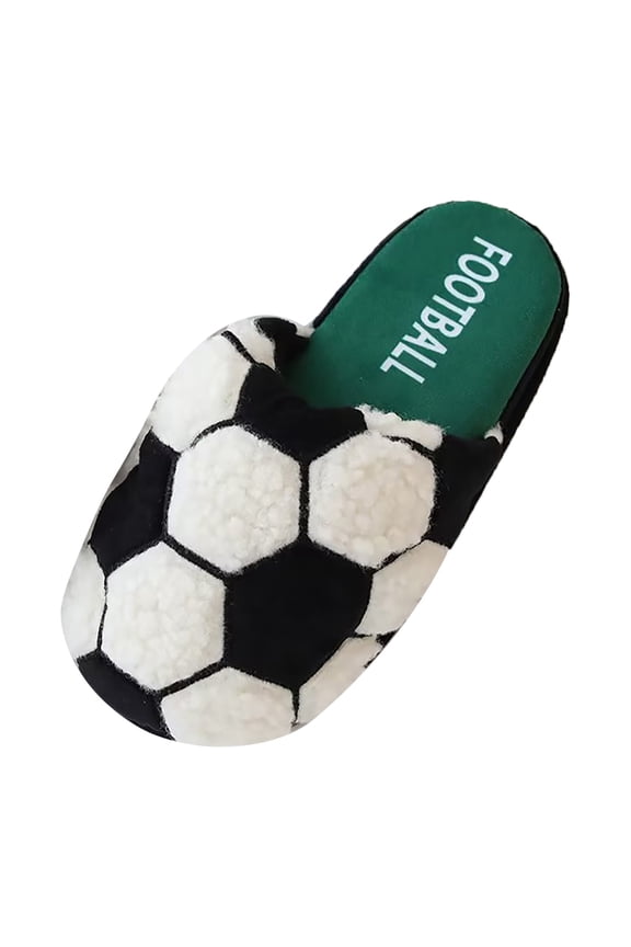 Autumn And Winter Football Basketball Baseball Parent Child Slippers Cute Indoor Non Home Slippers