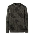 thumbnail image 1 of Autumn And Winter Knitted Thickened Knitted Sweater For Middle And Young Men With Half High Neck Imitation Warm Elastic Sweater, 1 of 1