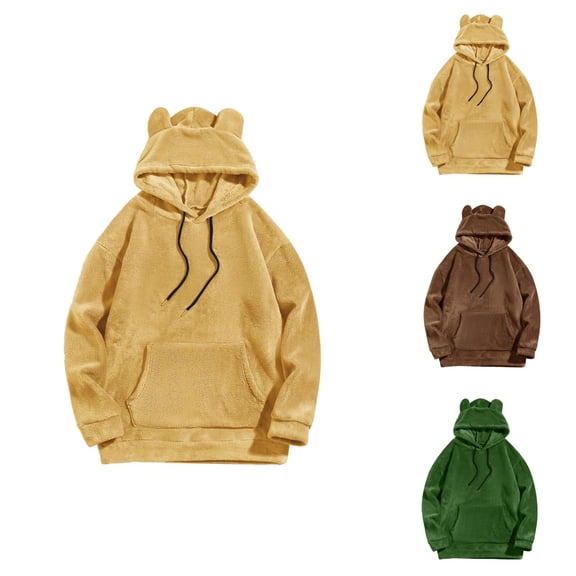 Autumn And Winter Men's Solid Color Hooded Casual Personality Fashion Sweater Men Cotton Fleece Hooded Sweatshirt