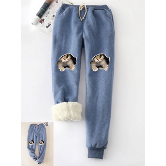 Autumn And Winter New Fleece-lined Warm Leggings 1773656642674041