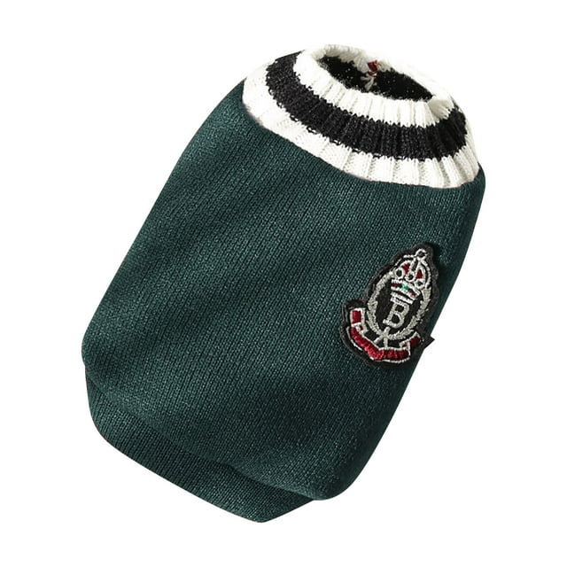 Autumn And Winter New Knitted Vest V Neck College Style Pet Dog Cat