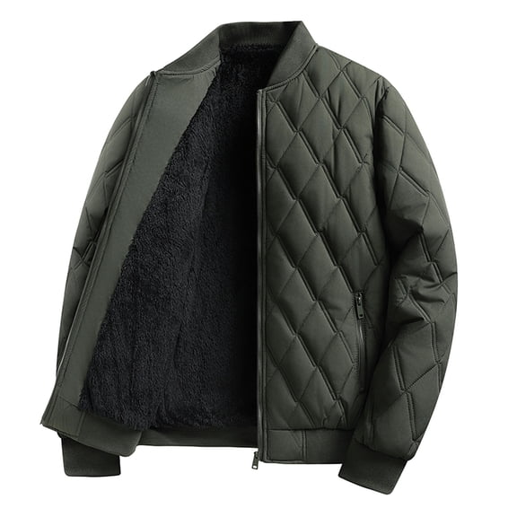 Autumn And Winter Padded Warm Jacket Men's Flight Suit Baseball Suit