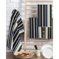 thumbnail image 1 of Autumn And Winter Stripes Simple Navy Blue Kitchen Cleaning Cloth Towel Waffle Towel No Trace Dishcloth Rag Scouring Pad, 1 of 7