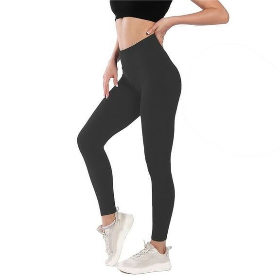 Autumn And Winter Velvet Leggings Women's High-Waisted Tummy Control Warm Yoga Sports Leggings